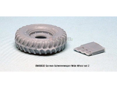 German Schwimmwagen Wide Wheel Set 2 - Deka (For Tamiya 1/35) - image 4