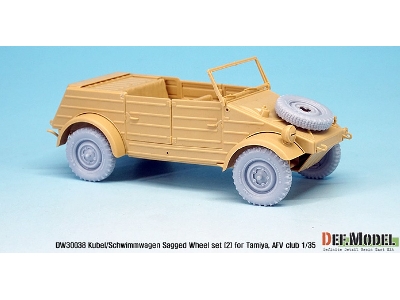 German Wagen Wheel Set 2(Dw30003) (For Tamiya/Afv Club 1/35) - image 4