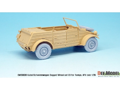 German Wagen Wheel Set 2(Dw30003) (For Tamiya/Afv Club 1/35) - image 5