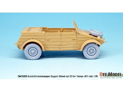 German Wagen Wheel Set 2(Dw30003) (For Tamiya/Afv Club 1/35) - image 6