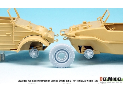 German Wagen Wheel Set 2(Dw30003) (For Tamiya/Afv Club 1/35) - image 7