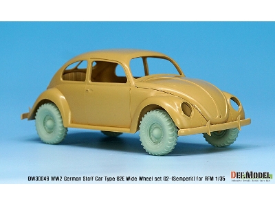 German Staff Car Type 82e Wheel Set 02-wide(Semperit) ( For Rfm 1/35) - image 9