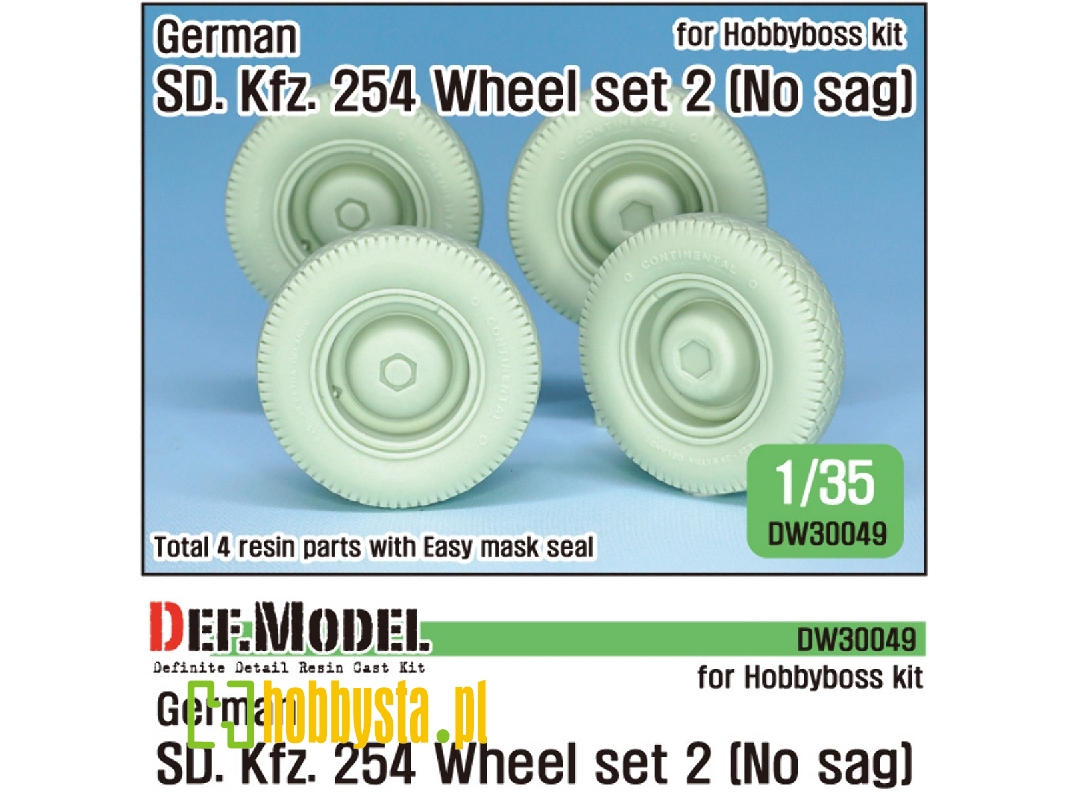 German Sd.Kfz.254 Wheel Set 02- No Sag ( For Hobbyboss 1/35) - image 1
