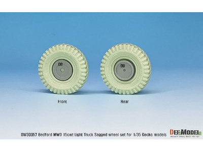 British Bedford Mwd Light Truck Wheel Set - image 6