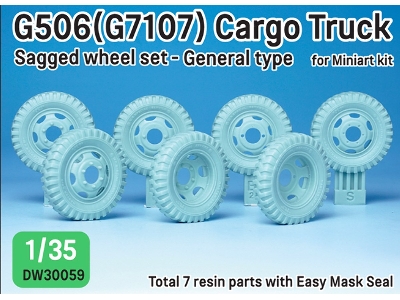 U.S. G7107(G506) Cargo Truck General Type Wheel Set - image 1