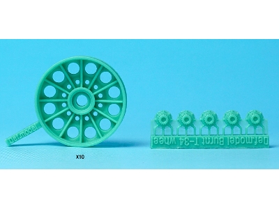 T-34/85 Burnt Spider Type Roadwheel Set - image 3