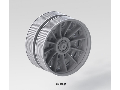 T-34/85 Burnt Spider Type Roadwheel Set - image 9