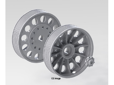 T-34/85 Burnt Spider Type Roadwheel Set - image 10