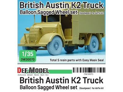 Ww2 British Austin K2 Truck Balloon - Goodyear - image 1