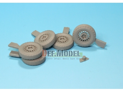 Lrd Xd Wolf 'w.M.I.K' Mich.235 Sagged Wheel Set (For Hobbyboss 1/35) - image 2