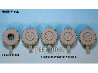M1070/M1000hets Sagged Wheel Set (For Hobbyboss 1/35) Limited - image 2