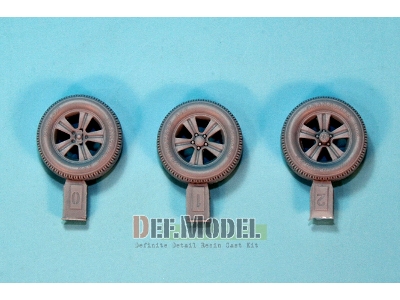 Technical Pick Up Truck Sagged Wheel Set (For Meng 1/35) - Restocked - image 2