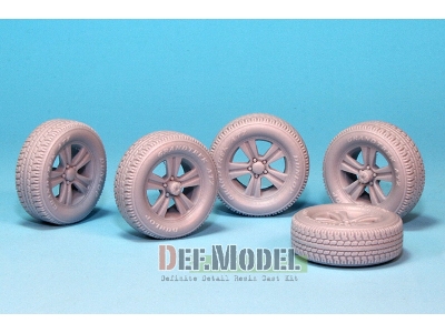 Technical Pick Up Truck Sagged Wheel Set (For Meng 1/35) - Restocked - image 3