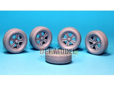 Technical Pick Up Truck Sagged Wheel Set (For Meng 1/35) - Restocked - image 4