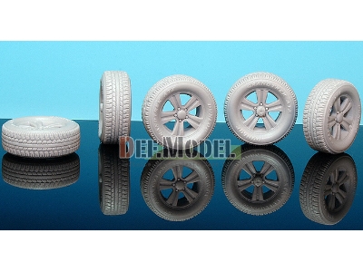 Technical Pick Up Truck Sagged Wheel Set (For Meng 1/35) - Restocked - image 5