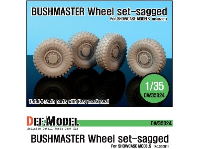 Imv Bushmaster Sagged Wheel Set (For Showcase 1/35) - image 1