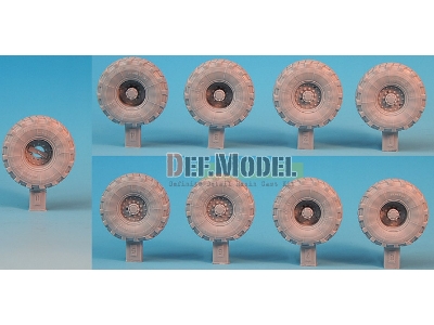 M977 Hemtt Xl Sagged Wheel Set (For Italeri 1/35) - image 4