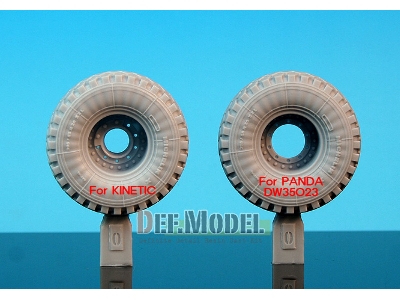 U.S M-atv Sagged Wheel Set (For Kinetic 1/35) - image 2