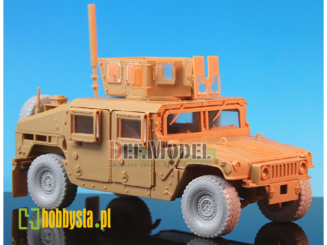 Hmmwv Bfgr Sagged Wheel Set(For Academy 1/35 M1151, Bronco M1114 Kit)