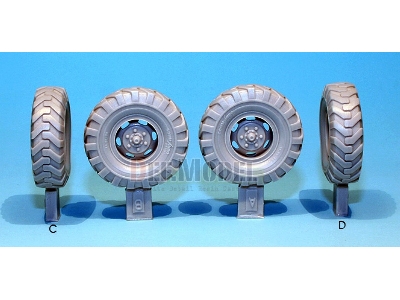 U.S M706(V100) Commando Sagged Wheel Set (For Hobbyboss 1/35) - image 2