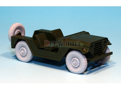 U.S M151 Jeep Sagged Wheel Set (For Tamiya/Academy 1/35) - image 8