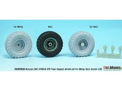Gaz-233014 Sts Tiger Sagged Wheel Set (For Meng,xact 1/35) - image 4