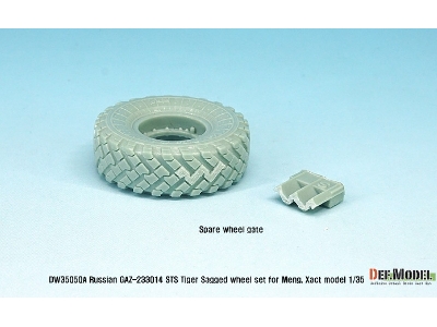 Gaz-233014 Sts Tiger Sagged Wheel Set (For Meng,xact 1/35) - image 12