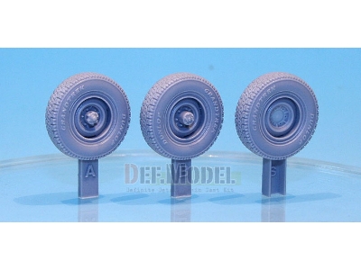 Pick Up Truck Type 2 Sagged Wheel Set 1 (For Meng Vs004 1/35) - image 2