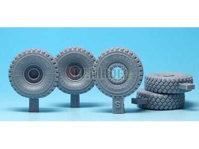 Us Army M-atv 'big' Sagged Wheel Set (For Panda 1/35) - image 4