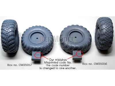 Scud B W/Maz-543 Sagged Wheel Set 2 (For Dragon 1/35) - image 3