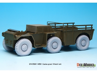 Us M561 'gama Goat' Sagged Wheel Set (For Tamiya 1/35) - image 4