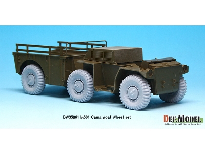 Us M561 'gama Goat' Sagged Wheel Set (For Tamiya 1/35) - image 5