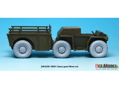 Us M561 'gama Goat' Sagged Wheel Set (For Tamiya 1/35) - image 7