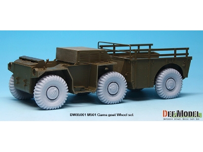 Us M561 'gama Goat' Sagged Wheel Set (For Tamiya 1/35) - image 8