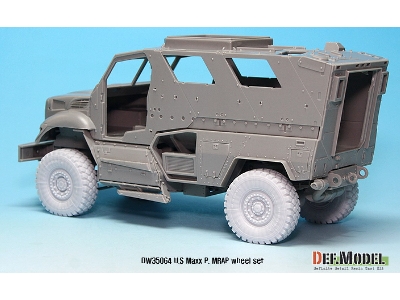 Us Mrap M-pro Sagged Wheel Set (For Kinetic 1/35) - image 7