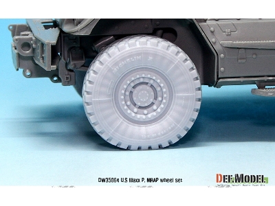 Us Mrap M-pro Sagged Wheel Set (For Kinetic 1/35) - image 9