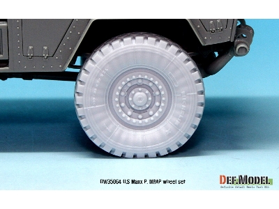 Us Mrap M-pro Sagged Wheel Set (For Kinetic 1/35) - image 10