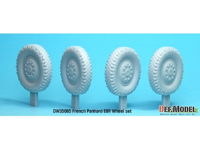 French Panhard Ebr Wheel Set (For Hobbyboss 1/35) - image 5