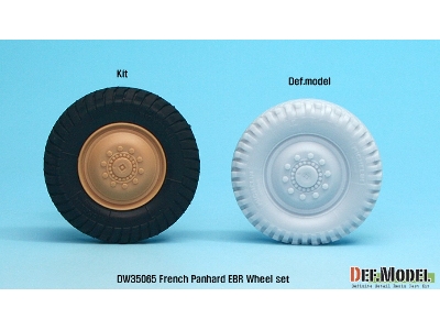 French Panhard Ebr Wheel Set (For Hobbyboss 1/35) - image 11