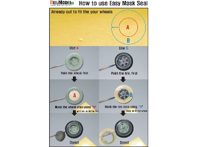 German Man Milgl Truck Extra 2ea Sagged Wheel Set (For Revell Man 10t 1/35) - image 6