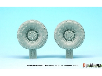 Us M1082 Lmtvt Mich. Sagged Wheel Set-1 (For Trumpeter 1/35) - image 2