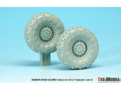 Us M1082 Lmtvt Mich. Sagged Wheel Set-1 (For Trumpeter 1/35) - image 4