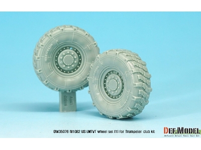 Us M1082 Lmtvt Mich. Sagged Wheel Set-1 (For Trumpeter 1/35) - image 5