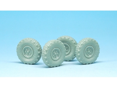 French Panhard Vbl Lav Sagged Wheel Set-1(For Tiger Model 1/35) - image 5