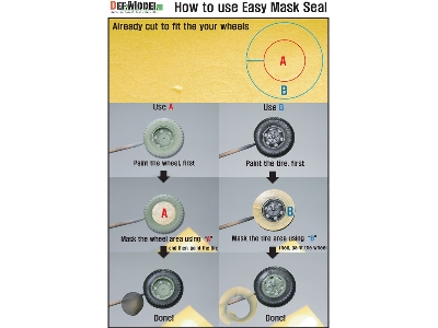 German Wolf Lkw Gl Light Sagged Wheel Set (For Revell 1/35) - image 10