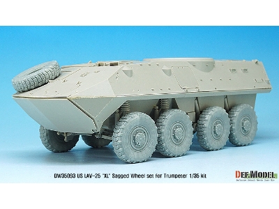 Us Lav-25 Xl Sagged Wheel Set (For Trumpeter 1/35) - image 10