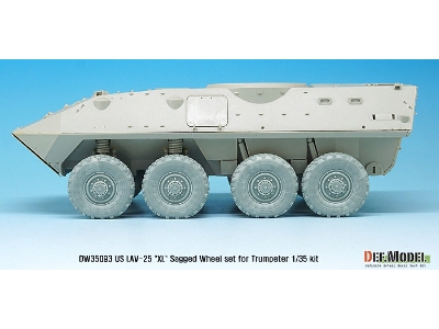 Us Lav-25 Xl Sagged Wheel Set (For Trumpeter 1/35) - image 12