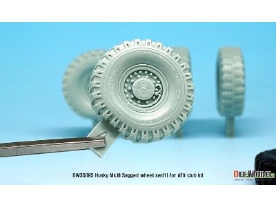 Us Husky Mk.Iii Sagged Wheel Set (For Afv Club 1/35) - image 5