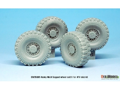 Us Husky Mk.Iii Sagged Wheel Set (For Afv Club 1/35) - image 11