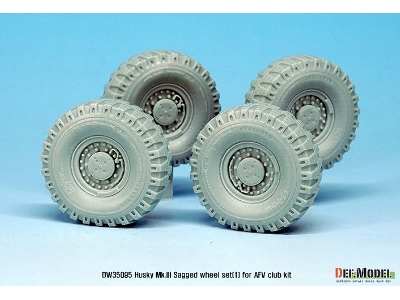 Us Husky Mk.Iii Sagged Wheel Set (For Afv Club 1/35) - image 12